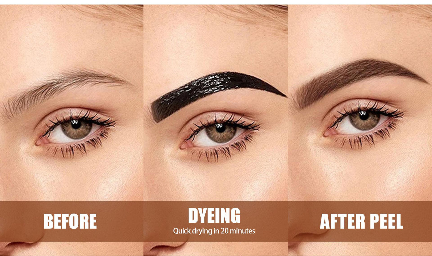 Tear-Off Brow Tint – Waterproof, Non-Fading, Long-Lasting Pigment