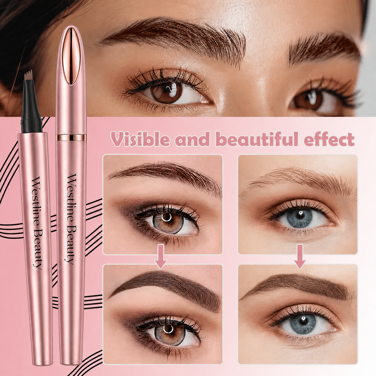 LAST DAY - BUY 1 GET 1 FREE💜Waterproof Micro-Fork Eyebrow Pencil