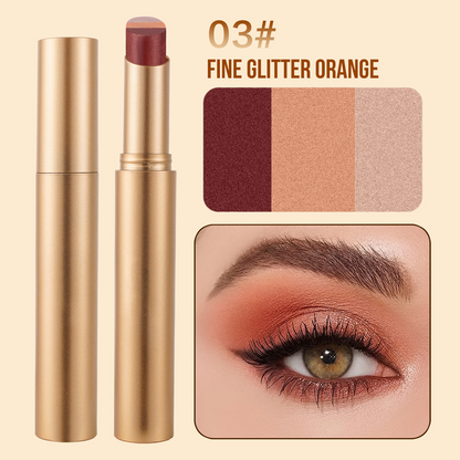 LAST DAY - BUY 1 GET 1 FREE💜 3-in-1 Shimmer Eyeshadow Stick | One Swipe, Stunning Eyes 😍