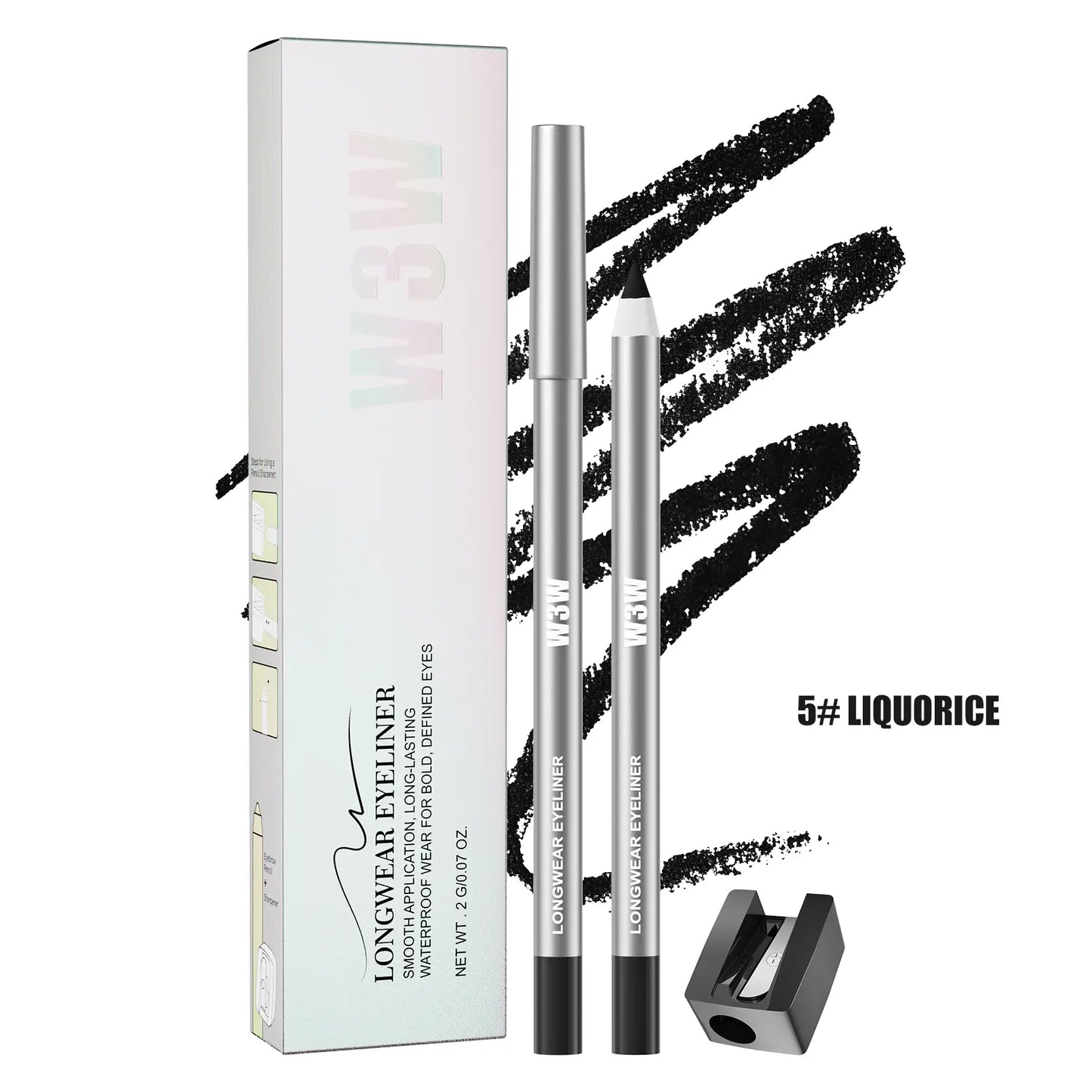 Waterproof Gel Eyeliner Pencil with Ultra Smooth CreamyGlide