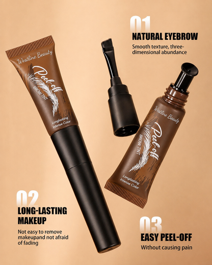 Tear-Off Brow Tint – Waterproof, Non-Fading, Long-Lasting Pigment