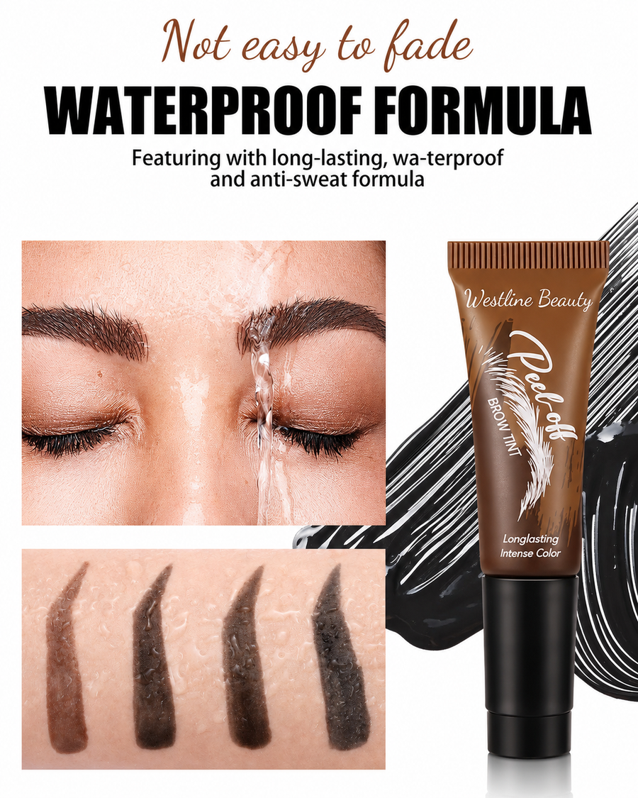 Tear-Off Brow Tint – Waterproof, Non-Fading, Long-Lasting Pigment