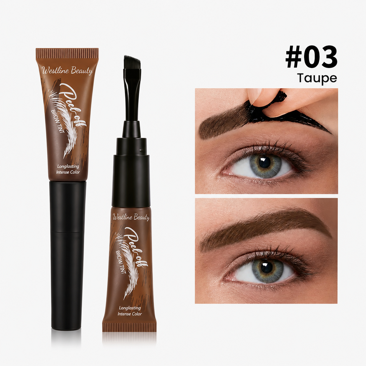 Tear-Off Brow Tint – Waterproof, Non-Fading, Long-Lasting Pigment