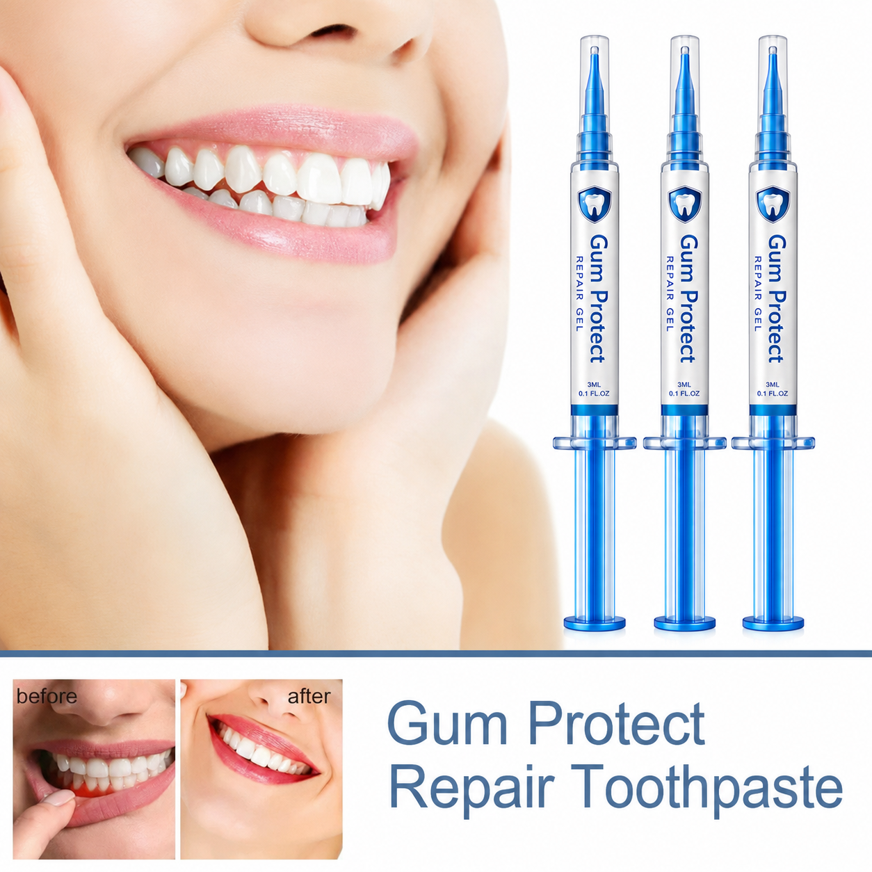 📢📢50% Off!!⏰ Teeth Whitening & Repair Gel 🦷
