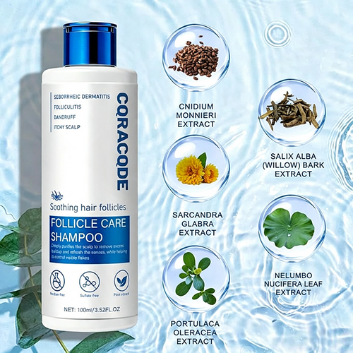 Folliculitis Shampoo for Itchy, Flaky Scalp - Purifying Formula for a Soothed, Balanced Scalp & Oily Scalp Care🧴