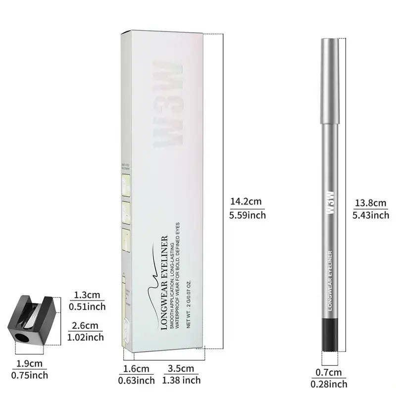 Waterproof Gel Eyeliner Pencil with Ultra Smooth CreamyGlide