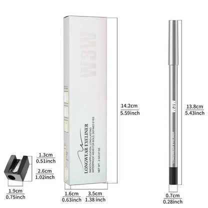 Waterproof Gel Eyeliner Pencil with Ultra Smooth CreamyGlide