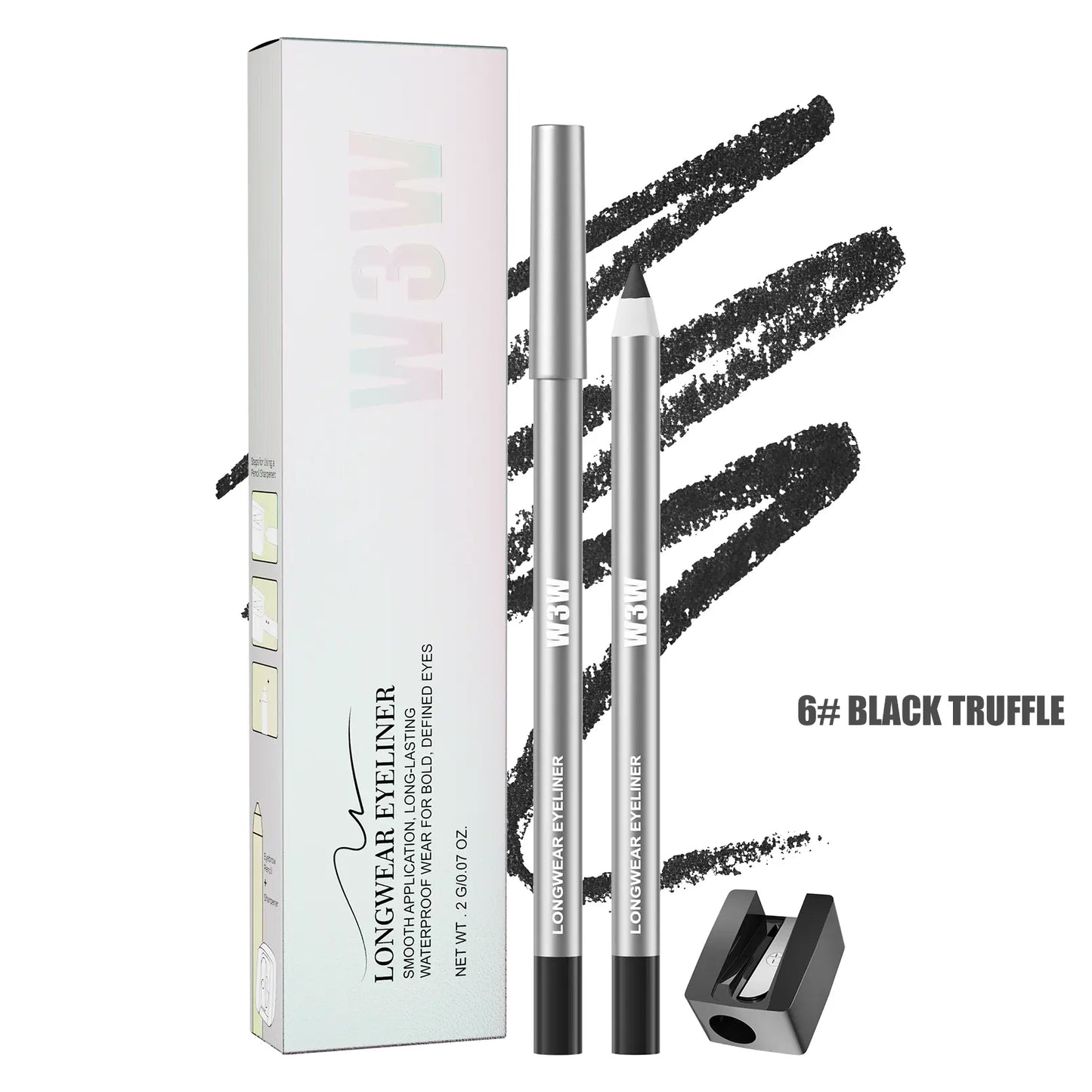 Waterproof Gel Eyeliner Pencil with Ultra Smooth CreamyGlide