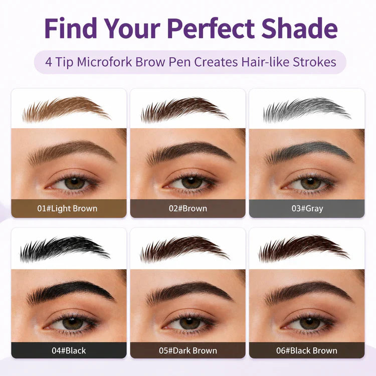 Eyeliner shade guide