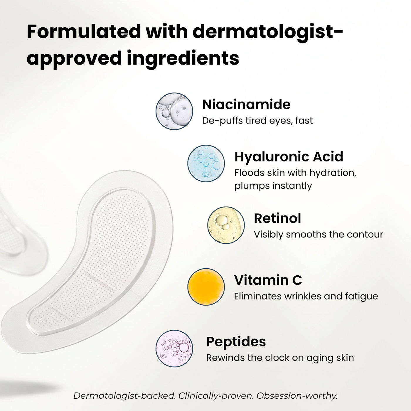 Microneedle patch skincare ingredients